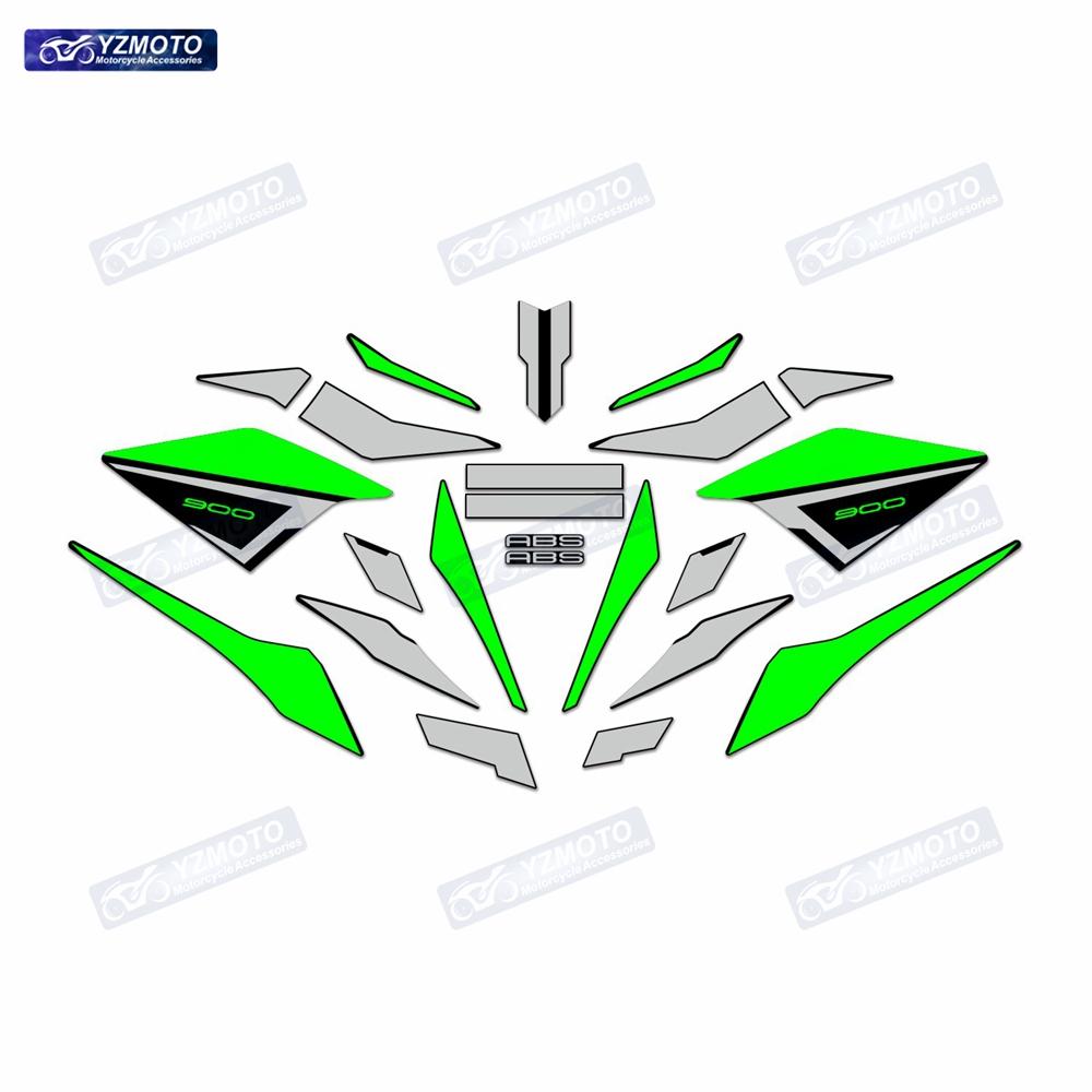 Для Z900 Z900SE Z900F ZR900F 2021 2022 2023 2024 Мотоцикл Полный Комплект Наклеек на Обтекатель Мотоцикл Светоотражающие Наклейки Комплект