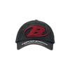 Korean Street Fashion Unisex Embroidered Logo Baseball Cap - Retro Washed Look