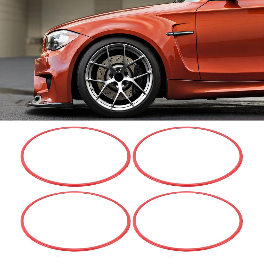 4Pcs 16 Inch Wheel Protector Anti Scratch Self Adhesive Wheel Guard T for Flat Car