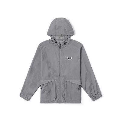 Vans Styl Pracy Kaptur Ochrona przed Słońcem Długi Rękaw Kurtka Unisex Szare VN000NM5AF1