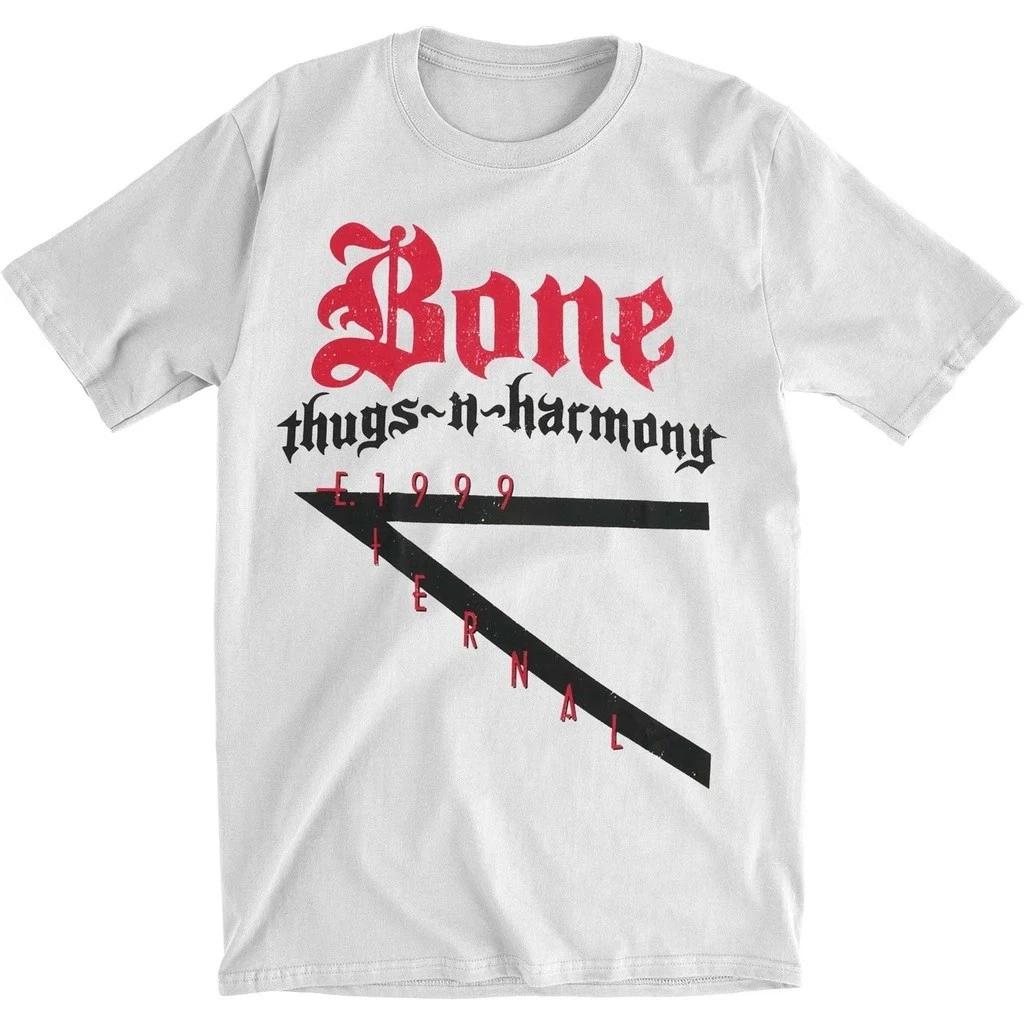 

Authentic BONE THUGS-N-HARMONY E 1999 Logo Slim-Fit T-Shirt White NEW XL