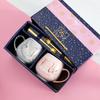 Marble Pattern Ceramic Couple Mug Set
