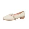 Late evening breeze gentle shoes flat single shoes women's 2025 new summer Mary Jane shoes with skirts soft-soled maternity shoes