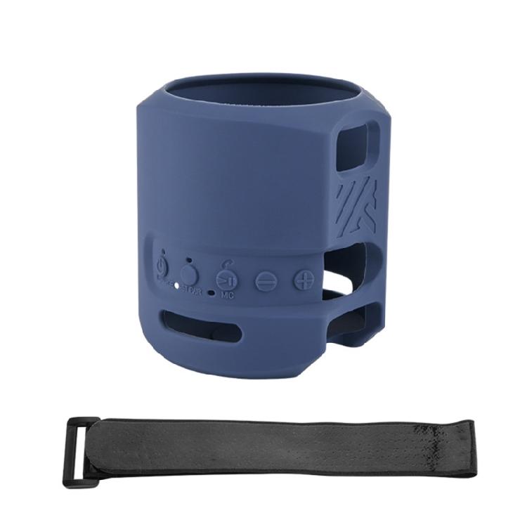 

Speaker Case Travel Silicone Gel Soft Skin Carrying Pouch for SRS XB13 Speaker 1 синій