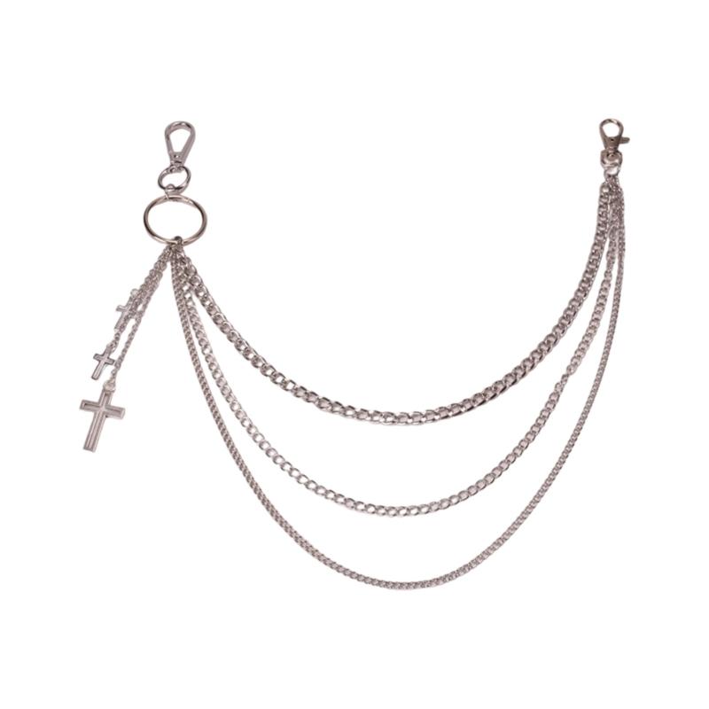 Adjustable Multi Layer Metal Pants Chain Belt Accessory For Women Men Fashionable Stylish Design Lightweight