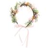 Dog Floral Collar for Wedding 3Pcs Artificial Flower Crowns for Dogs