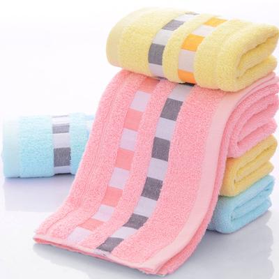 3 Pcs Absorbent Bath Towel Soft Face Towel for Home Striped Pattern Towel Set Soft Hand Towel Bath Towel Quick Drying Towels