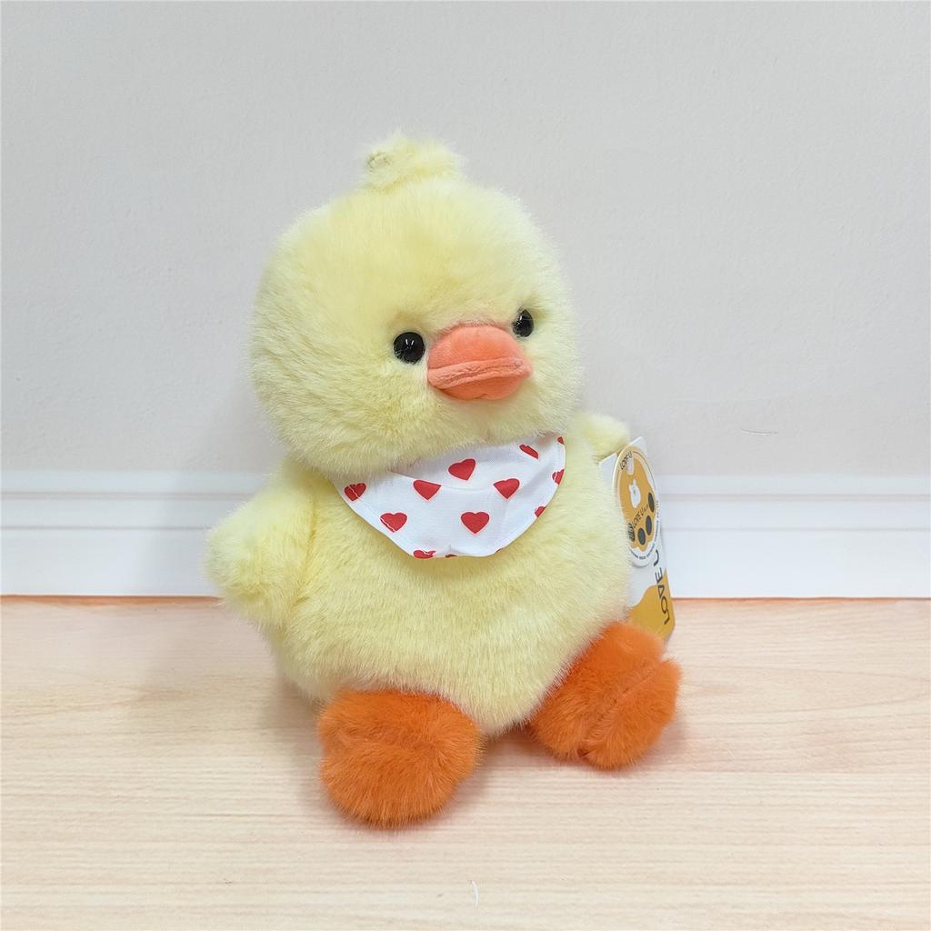 Cute Dundu Series Scarf Duck Plush Toys West Highland Dog Companionship and Comfort Doll Children's Toys