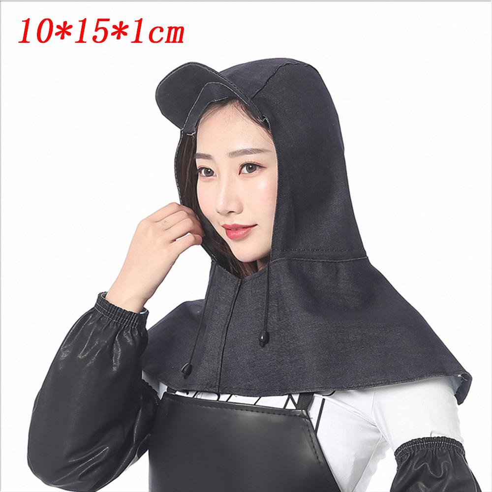 Protective Welding Hood Breathable Welding Neck Cover Flame-Retardant Protective Welding Cap Hand Tool Safety Cap