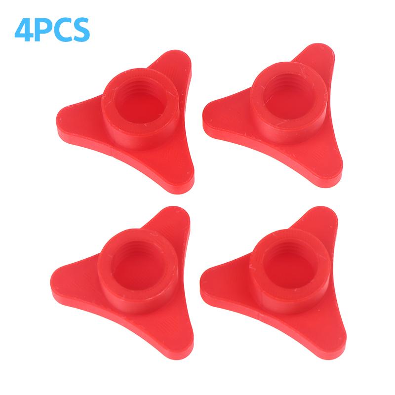 Pack of 4 Adhesive Seal Caps - Hardwearing Plastic Tops for Regular Bonding Agent Bottles, Compact DIY Tools