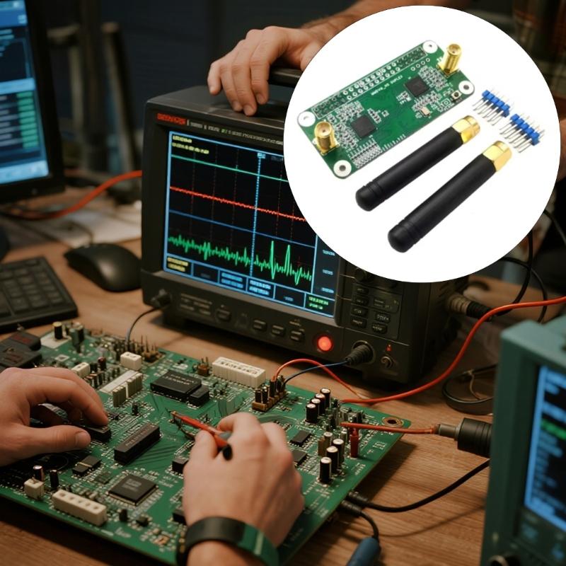 Mini Version MMDVM Double Duplex Hotspot Board Module with Antennas High Precisions SMA Connectors Support P25