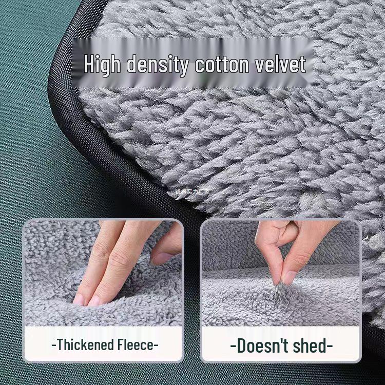 Winter Universal Electric Motorcycle Windproof Velvet-Lined Quilt - Double-Sided Waterproof Battery Car Shield