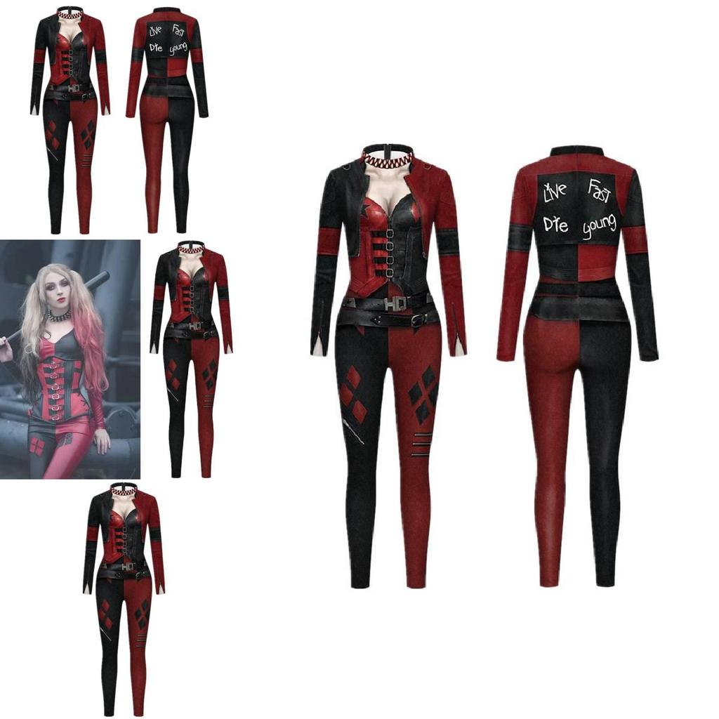 Kostium Halloweenowy Cosplay Harley Quinn Dla Kobiet Role Play