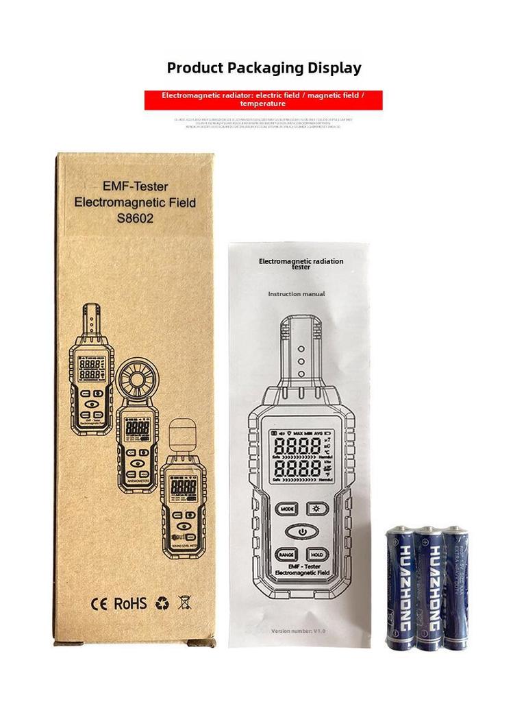 Household Electromagnetic Wave Radiation Detector for High Voltage Lines and Pregnant Women