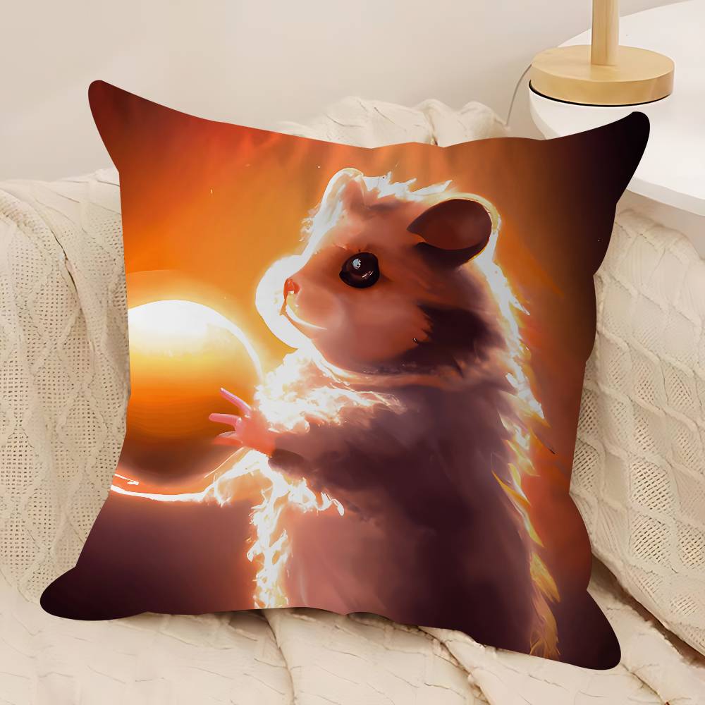 Niedliche Hamster Kissenbezüge Heim Bettwäsche Dekorative Kissenhülle Hochzeit Superweicher Kissenbezug