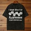 Men Autism Awareness T Shirts  Clothes Summer Y2K Fun Short-Sleeve T Shirt O Neck Leisure Casual Tshirt Hot