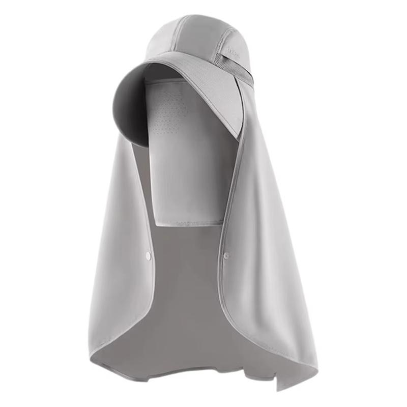 All-In-One Sun Hat For Women With Full Face Protection Mask And Shawl For Beach and Running