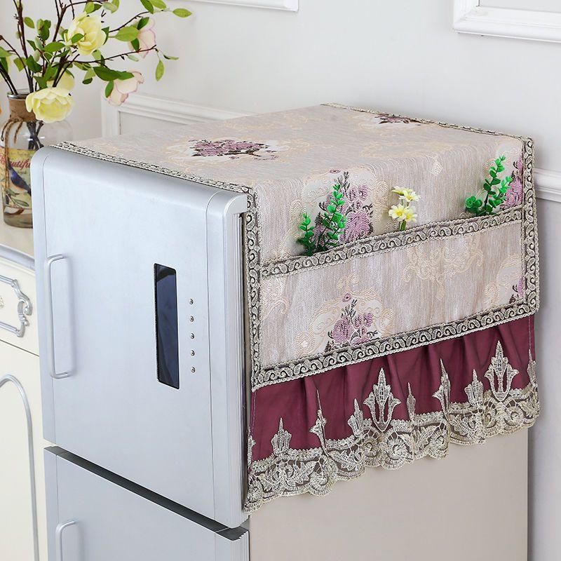 Refrigerator Dust Cover Refrigerator Cover Cloth Refrigerator Towel, Drum Washing Machine Cover Multi-purpose Cover Cloth