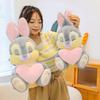 Adorable Rabbit White Plush Toy Couple Stuffed Doll Kids Birthday Gift Holiday