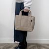 Canvas Tote Medium [BRILLANTE FARBEN] Tasche, (Greige)