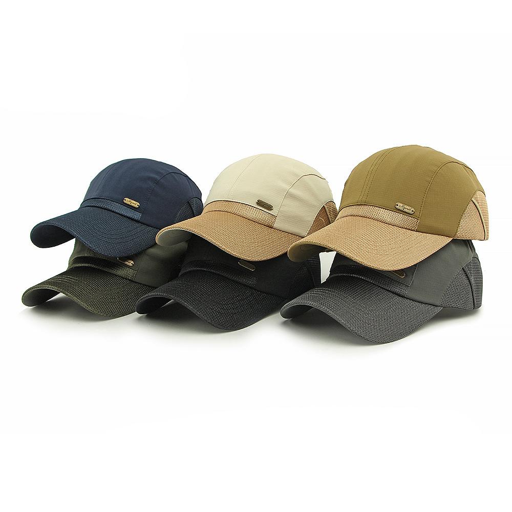 Summer Baseball Cap Men Women Breathable Snapback Casual Visor Spring Outdoor Sports Quick Dry Sunshade Cap Trucker Hat