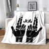 1pc Blanket Jul  Rapper Print Design, Lightweight Blanket for Sofa, Bed- Soft &Warm, Gift for All Seasons Like Christmas, Halloween