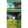 Led Solar Spotlight 7 Color Changing 180 Degree Adjustable Outdoor Garden Landscape Decorative Light