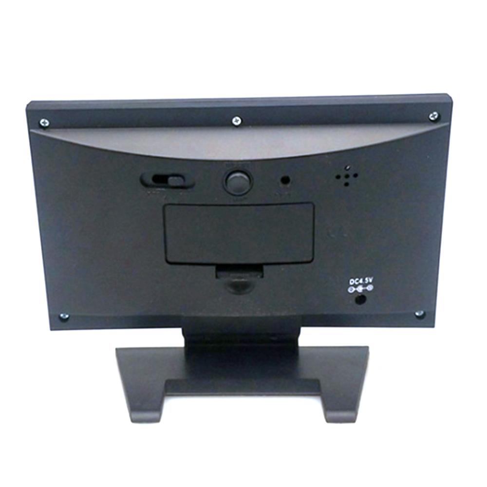 Budzik Kolorowy Ekran Wielofunkcyjny Kalendarz Zegar Temperatury i Wilgotności