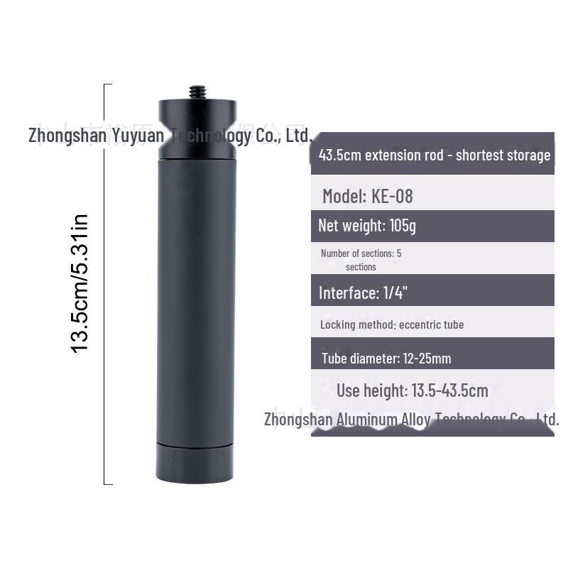 Aluminum Alloy Universal Telescopic Selfie Stabilizer for DJI and Feiyu Sports Cameras