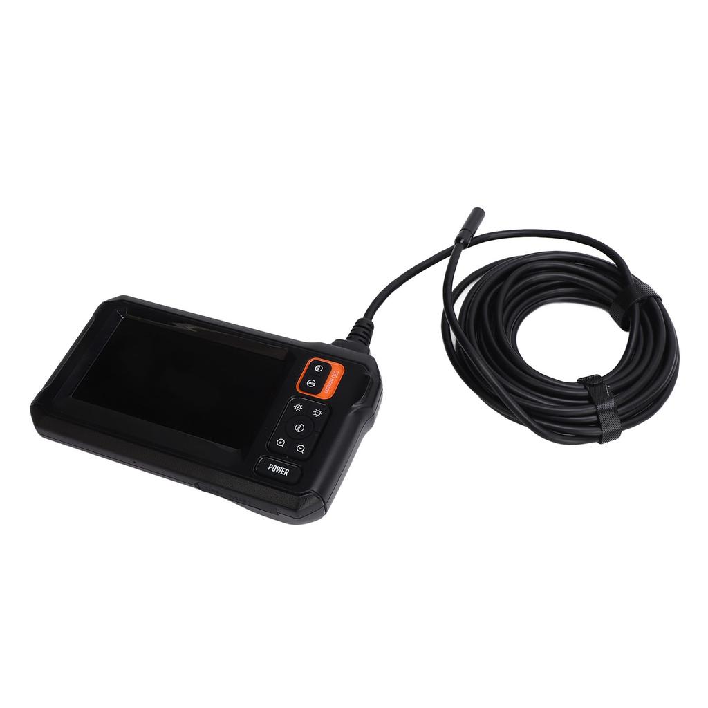 Industrielles Endoskop 1080P HD 8mm Objektiv Rohrinspektionskamera mit 4,3 Zoll IPS-Bildschirm und 5m Kabel