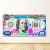 Wall Art Gold Modern Popular Colorful Hundred Money Canvas Painting Quadro Street Abstract Poster Picture Home Decor