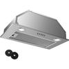 KICHPOWER 52cm Insert Range Hood, 3-Speed Ventilation, Ducted/Recirculating with Carbon Filter, LED Lights
