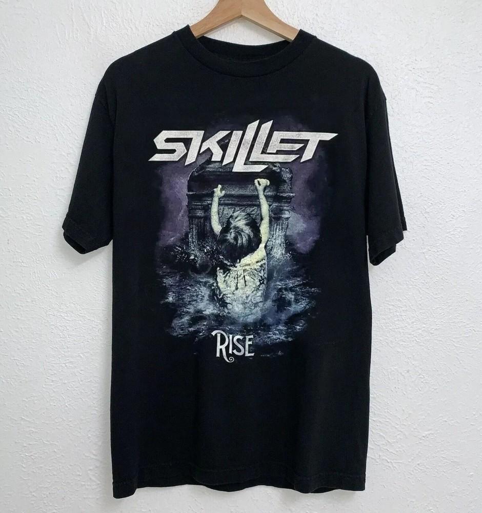Hot Popular Skillet Band Rise Gift Xmas Black Shirt S to 5XL HL147 Unisex T-Shirt S