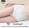 Women Spring and Autumn Pure Cotton X Bandage Breathable Antibacterial Crotch High Waist Hip Hip Tuck Briefs