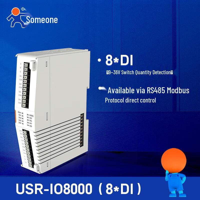 USR-I08000 RS485 Modbus RTU IO Controller Modul