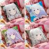 ReLife Different World Zero Rem Cushion Cover Anti-dustmite Pillowcase Invisible Zipper Silky Short Plush Sofa Cushion Cover