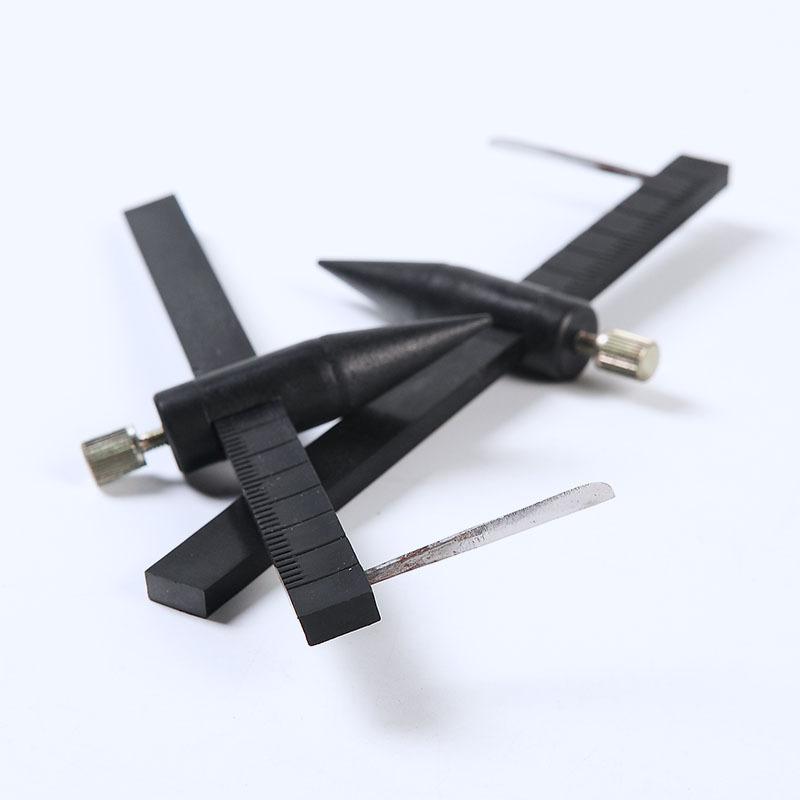 Pottery Making Tool Purple Sand Pot Opening Gauge Car Plastic Mud Bar Car Wall Car Wooden Distance Car Compass Cutter