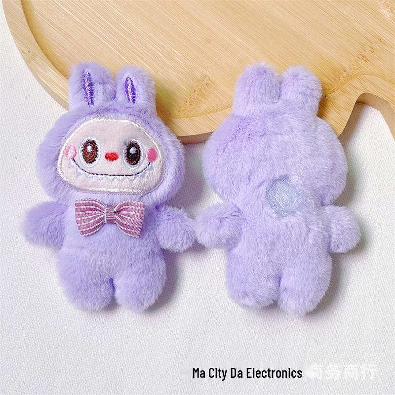 

Милый пищащий кулон Лабубу, плюшевая кукла-шарм