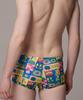 Laelliseupocheu [Osmr682 Mlt] Cartoon Short Square Regular Men'S Swimwear Multi