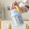 Vegetable Fruit Shaker Cup with Detachable Sauce Compartment Portable Large Capacity Breakfast Storage Container