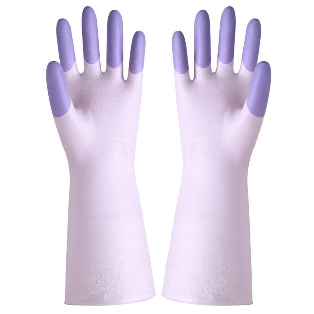Kitchen Cleaning Gloves Wear Resistant Rubber Dishwashing Gloves Waterproof Cleaning Gloves Eco-Friendly For Kitchen Cleaning