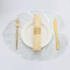 3pcs Hollow Table Mat Anti-stain Tableware Pad Dinner Table Decoration Coaster  Wedding