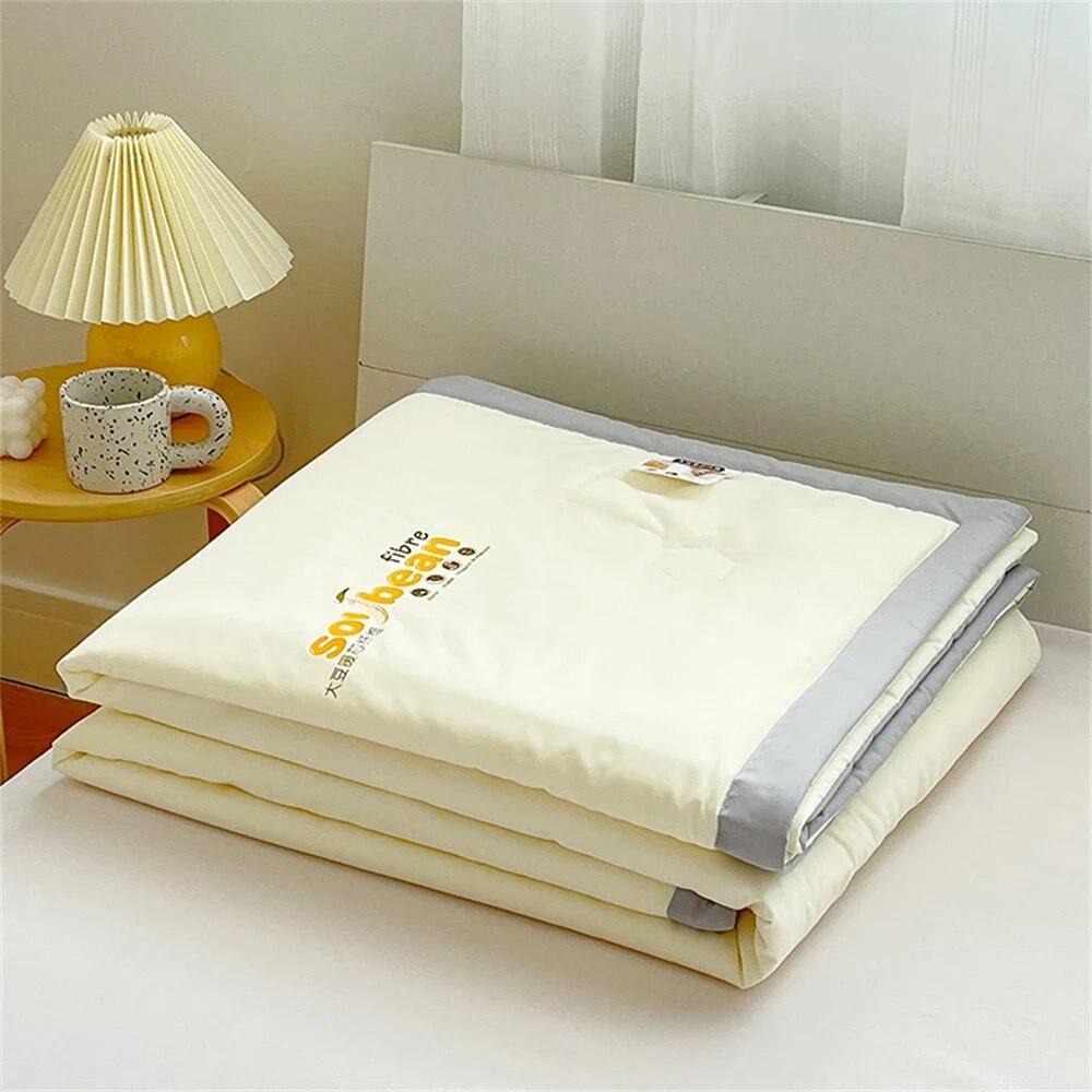 Cotton Summer Quilt Comforter Bed Thin Quilts Blankets for Bedroom Camping Home Sofa Air Conditioning Office Nap Throw Blanket