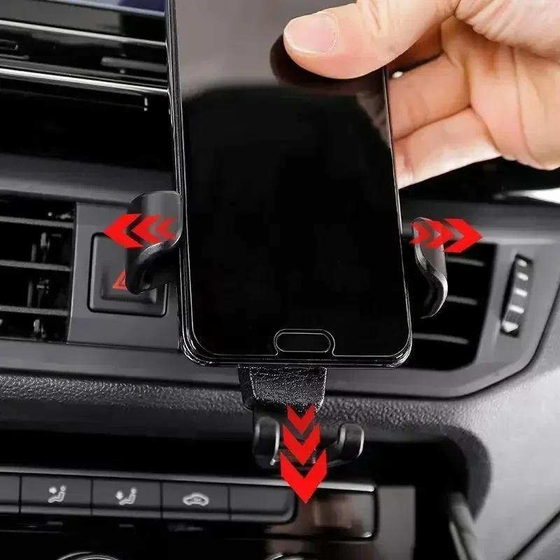 MZFK7 -Gravity Car Phone Holder Air Vent GPS Stand Accessories For Bmw M Performance M3 M5 M6 F01 F20 F10 F13 F15 F16 F30 F34 X1 X2 X3