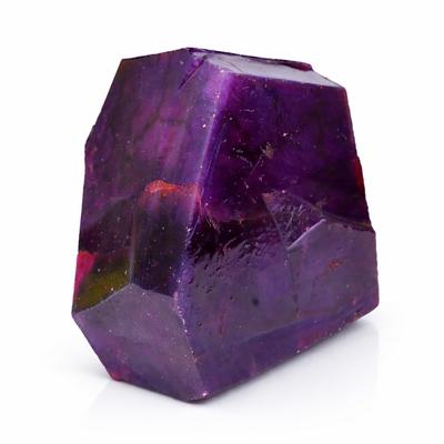 Natural Purple Sapphire Rough 555 Ct Uncut CERTIFIED Loose Gemstone Gift for Her