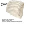 Thermal Insulation Blanket for Autumn Waffle Textured Fleece Throw Blanket Solid Color Milk Flannel Grid Cut Texture Sofa Plush Soft Warm Cozy Couch