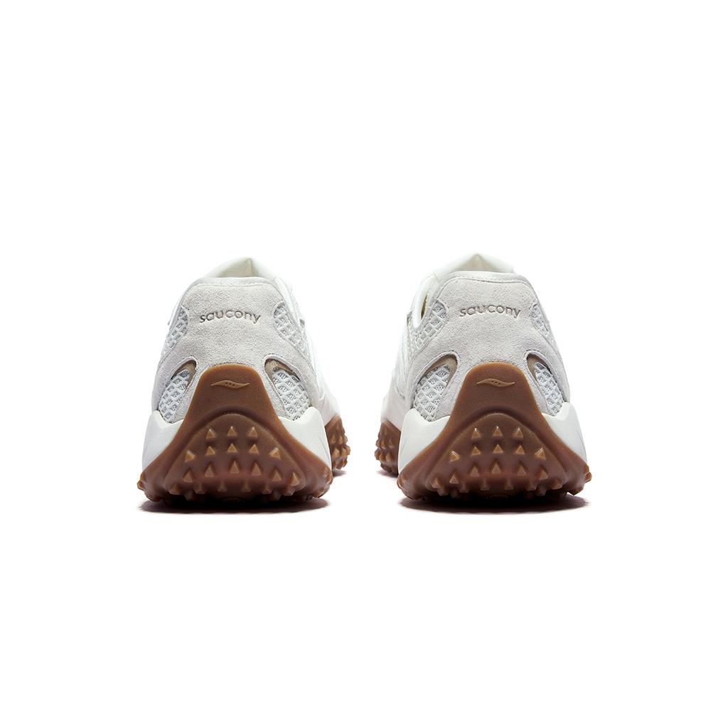 Saucony Surge Spikes 80S Comfortable Versatile Casual Running Shoes Women sneakers Off-White S79115-1