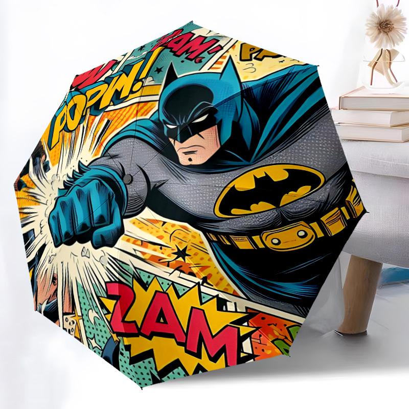 

1pc Batman Automatic Open/Close Umbrella, Christmas Gift for Men Women, Daily Travel Outdoor Use yy251101231