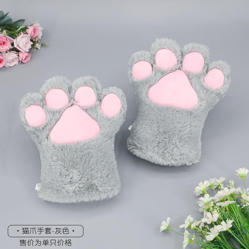 A Cute Faceu Plush Cosplay Show Prop Cat Paw Cat Paw Gloves