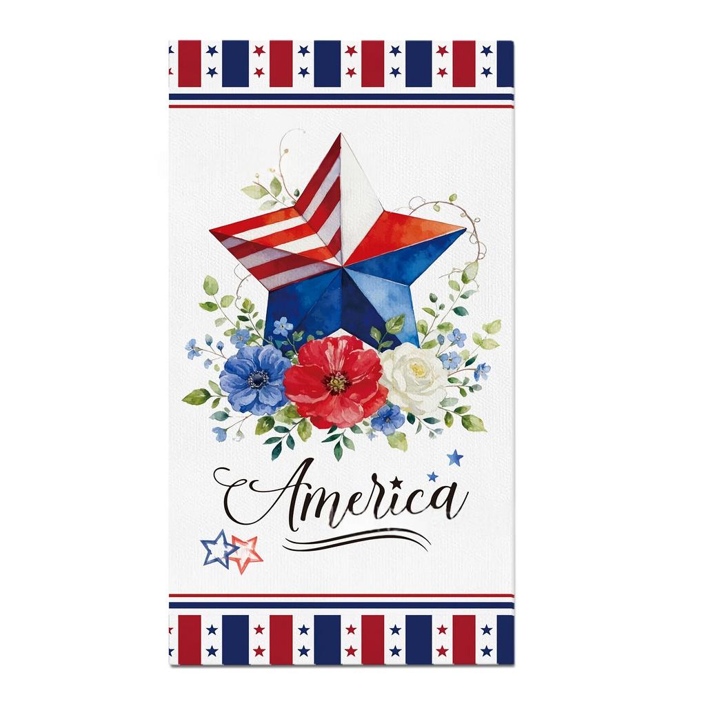 20Pcs 250th American Independence Napkins, Dinner Paper Dining Table Decor for Birthday Party United States Party Supplies